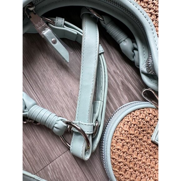 Steve Madden Bdaryll Crossbody / Shoulder bag - Frest Mint  with Round Tag Pouch - Picture 16 of 16